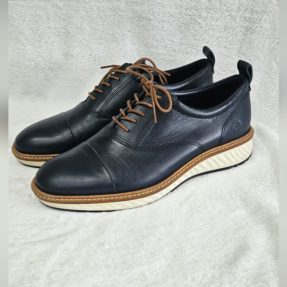 Ecco st.1 size 7 Derby shoe night sky blue
